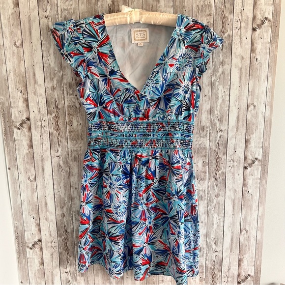 Sail to Sable Patriotic Dress Medium - Picture 1 of 3